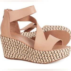 Antelope Grayson Kat Wedge Sandals - Leather Size 38/7